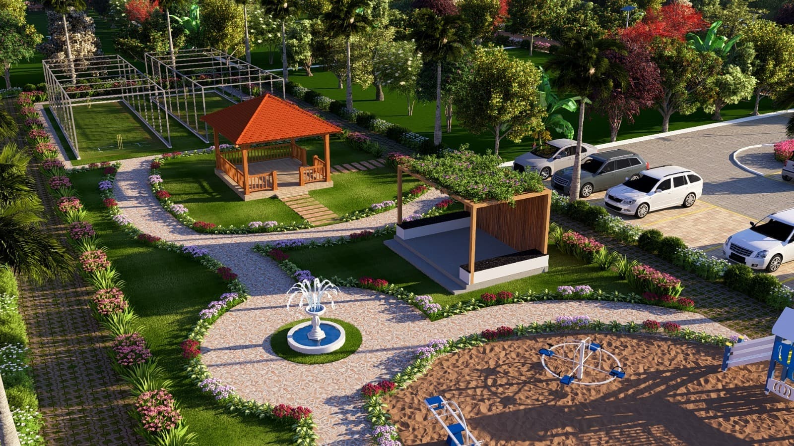 Vedha Bhoomi Farm Plot Demarcation
